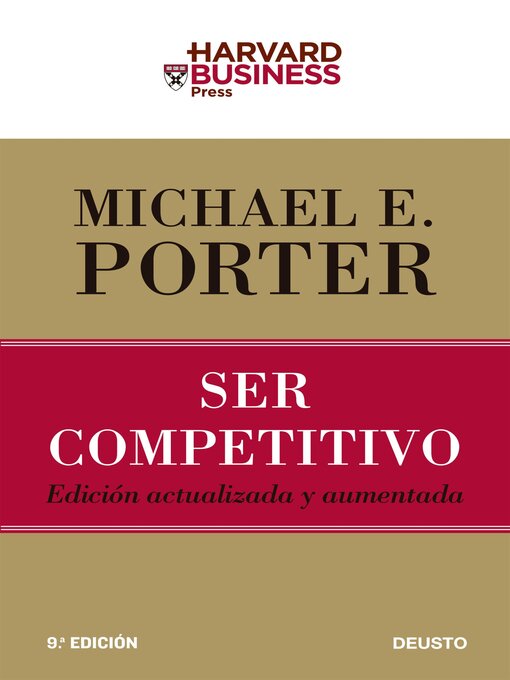 Title details for Ser competitivo by Michael E. Porter - Wait list